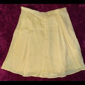 Skirt with lining